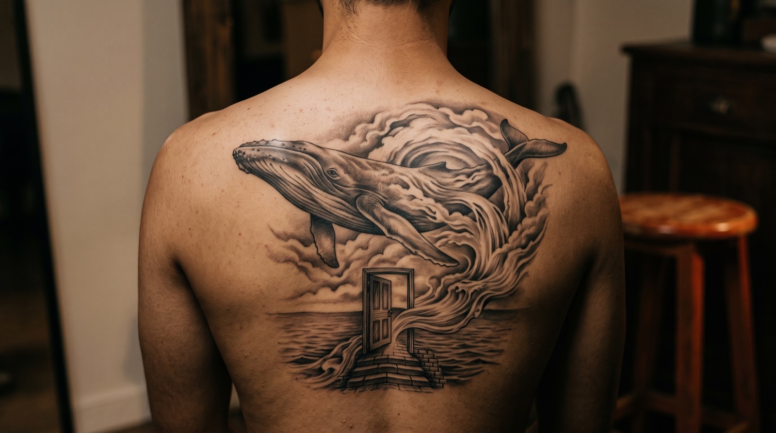 Surrealistisches Tattoo
