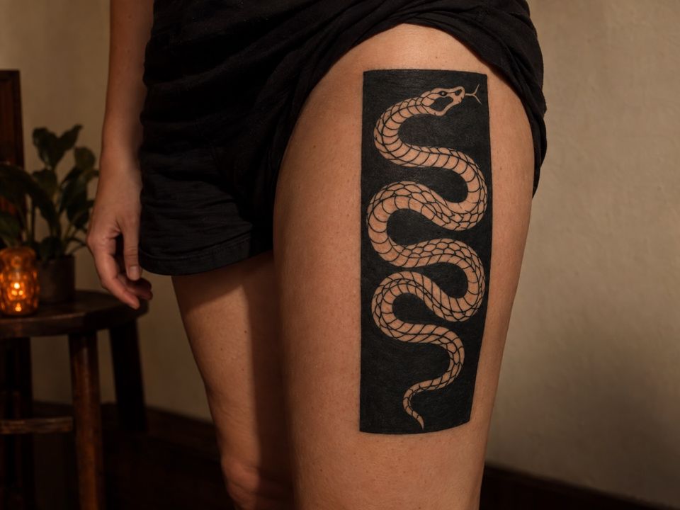 Blackwork Farbig