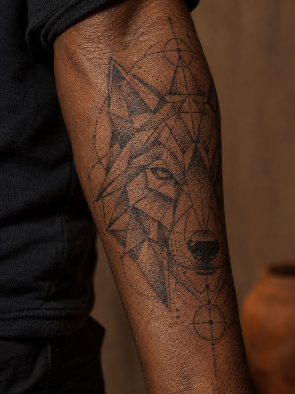 Geometrisches Tattoo – Beispiel