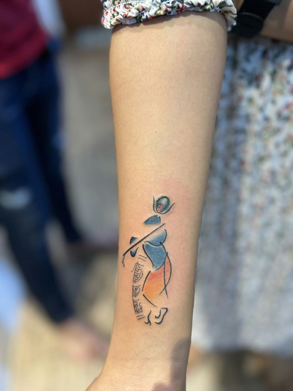 Aquarell-Tattoo – Beispiel